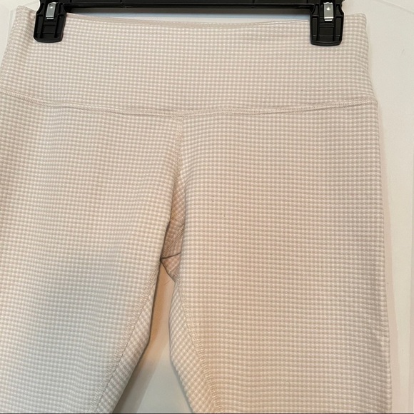 Lululemon Wunder Under Crop tan micro check Dune - Picture 5 of 8